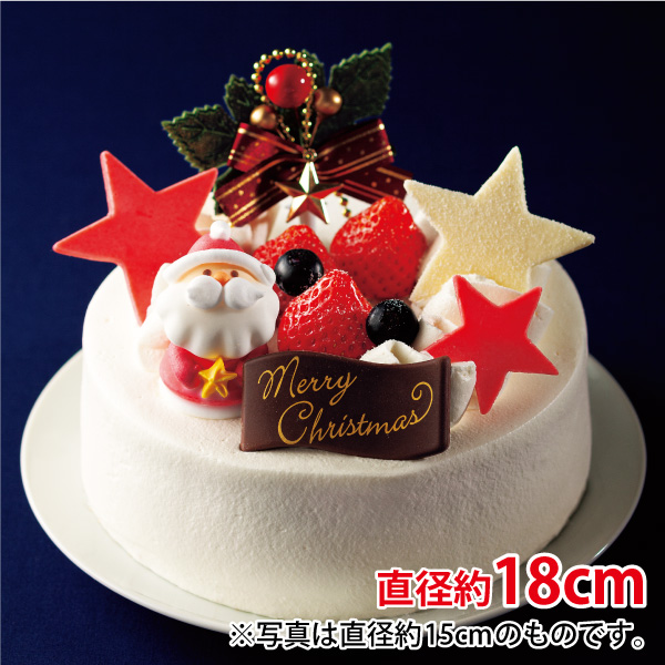 店頭受取 Xmas Chouchouプレミアム21 18cm クリスマスケーキ 店頭受取 果子乃季ｵﾌｨｼｬﾙｳｪﾌﾞｼｮｯﾋﾟﾝｸﾞ